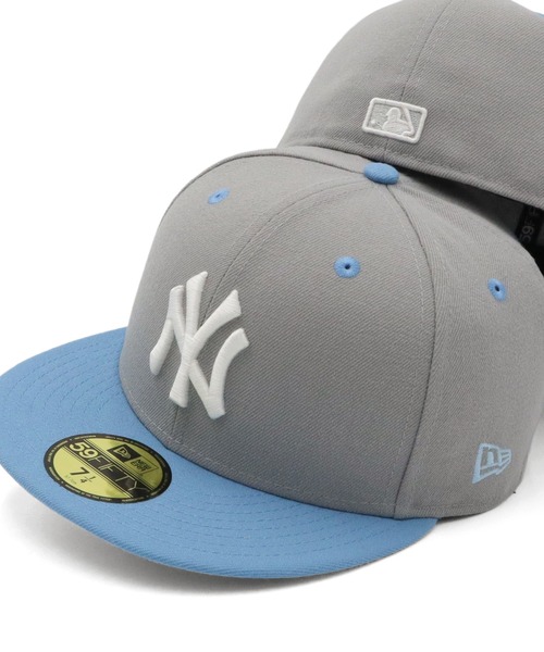 New Era 59FIFTY グレーキャップ 7 3/8 New Era 59FIFTY ベースボールキャップ 7 3⁄8 グレー⁄ブルー New Era New