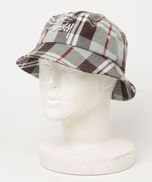 stussy✕タワーレコード　グラフィックプリント サファリハット　レア品 ステューシー‼️タワレコ‼️コラボ‼️グラフィックプリント アウトドア