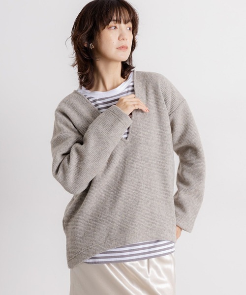 studio CLIP（スタディオクリップ） ニット セーター ウールミックス