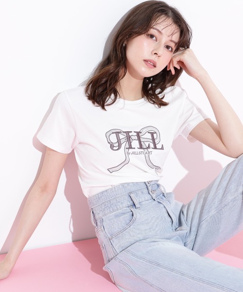 「JILL by JILL STUART」 半袖Tシャツ FREE ブラック レディース_画像2