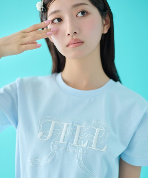 「JILL by JILL STUART」 半袖Tシャツ FREE ブラック レディース_画像5