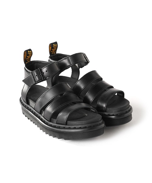 Dr.Martens　サンダル24-24.5 Dr.Martens（ドクターマーチン） フラットサンダル 24 ブラック