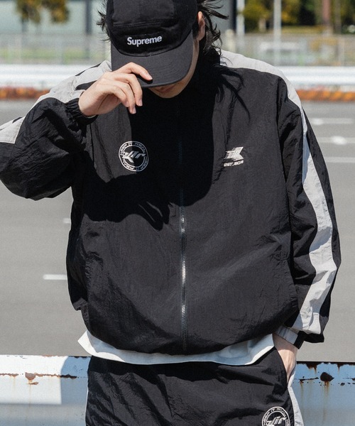 「kutir」 ナイロンブルゾン MEDIUM ブラック メンズ_画像2