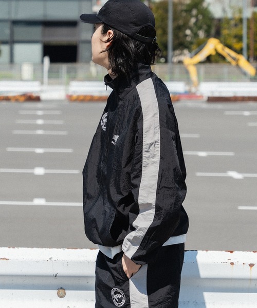 「kutir」 ナイロンブルゾン MEDIUM ブラック メンズ_画像3