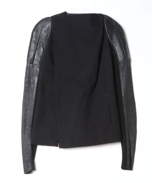 Rick Owens（リック・オウエンス） ノーカラージャケット 38 ブラック