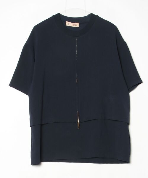 CULLNI クルニ 半袖シャツ[サイズ1] united tokyo CULLNI（クルニ） 半袖Tシャツ 1 ネイビー メンズ : ZOZOTOWN Yahoo!店