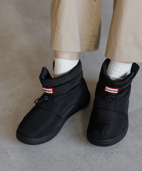 HUNTER ブーティ HUNTER（ハンター） ブーツ 「HUNTER」IN / OUT COSY PUFF SIDE VENT