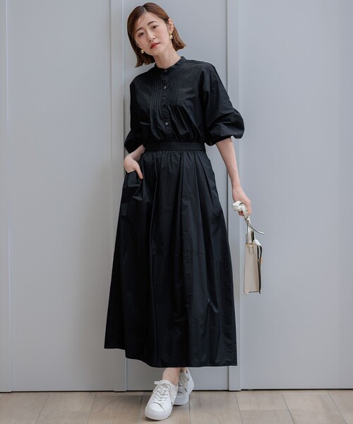 「23区」 長袖ブラウス 46 ベージュ レディース_画像2