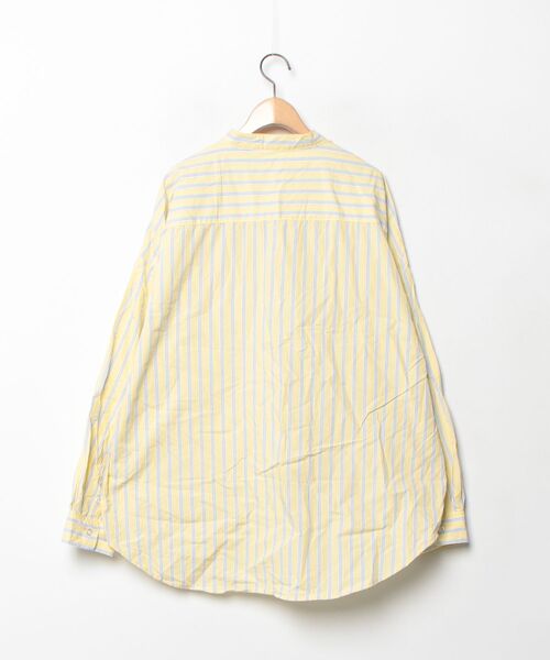 「COMMON WARE」 長袖ブラウス X-LARGE イエロー レディース_画像2