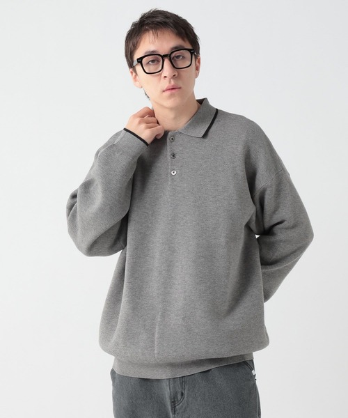 George's ポロシャツ 配色ニットポロ メンズ レディース : ZOZOTOWN