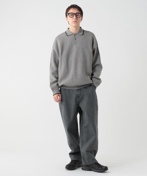 George's ポロシャツ 配色ニットポロ メンズ レディース : ZOZOTOWN