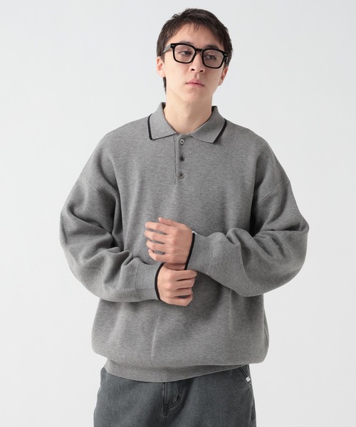 George's ポロシャツ 配色ニットポロ メンズ レディース : ZOZOTOWN