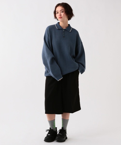 George's ポロシャツ 配色ニットポロ メンズ レディース : ZOZOTOWN