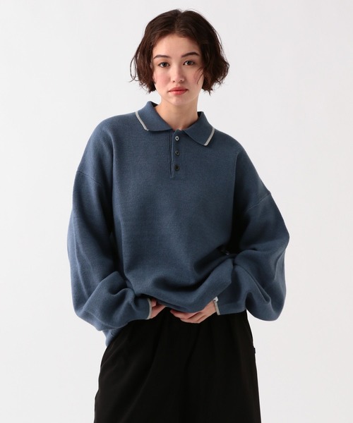 George's ポロシャツ 配色ニットポロ メンズ レディース : ZOZOTOWN