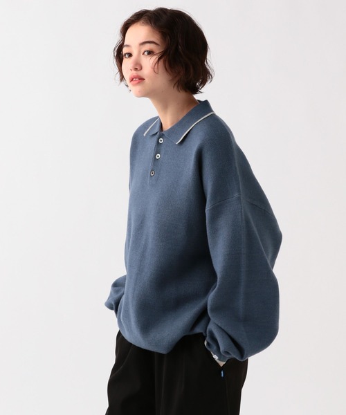 George's ポロシャツ 配色ニットポロ メンズ レディース : ZOZOTOWN