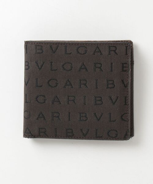 BVLGARI ブラウン 二つ折り財布 BVLGARI（ブルガリ） ロゴマニア 二つ折り 財布 - ブラウン メンズ