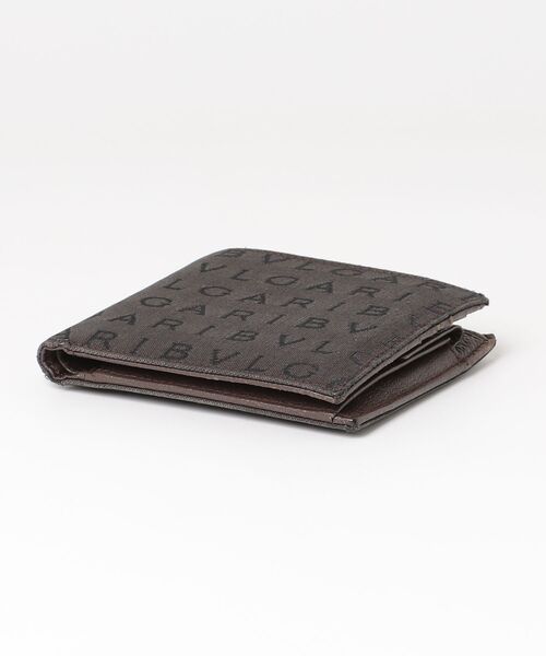 BVLGARI（ブルガリ） ロゴマニア 二つ折り 財布 - ブラウン メンズ