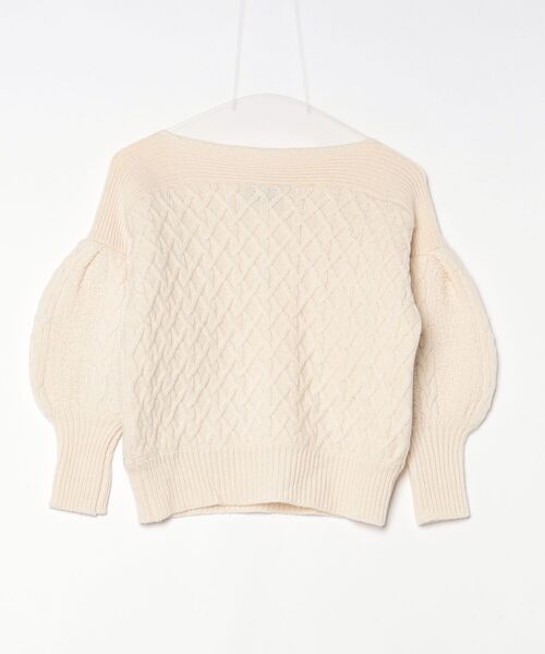 「cardo fabrica」 長袖ニット FREE ベージュ レディース_画像2