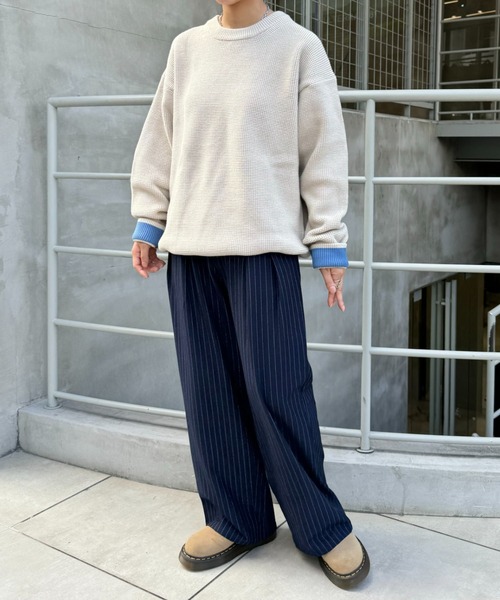 「CIAOPANIC TYPY」 長袖ニット MEDIUM レッド メンズ_画像3