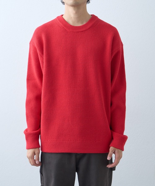 「CIAOPANIC TYPY」 長袖ニット MEDIUM レッド メンズ_画像9