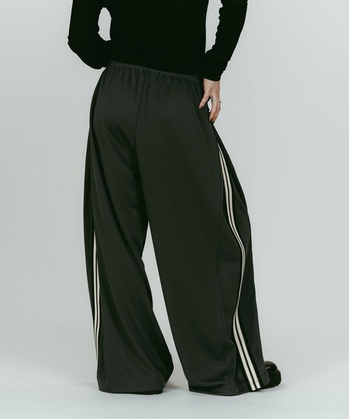 Knuth Marf パンツ Knuth Marf（クヌースマーフ） ワイドパンツ パンツ zip-up track