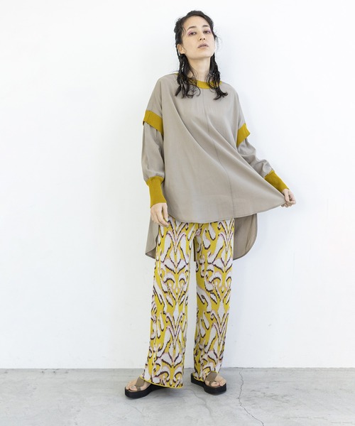 「OSMOSIS」 パンツ ONE SIZE ブラウン レディース_画像2