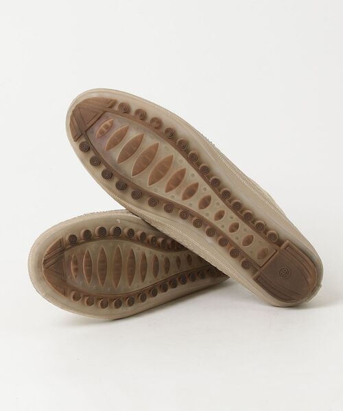 「チャイハネ」 フラットパンプス L ベージュ レディース_画像3