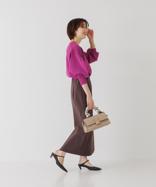 「Rouge vif」 タイトスカート 34 ピンク レディース_画像5