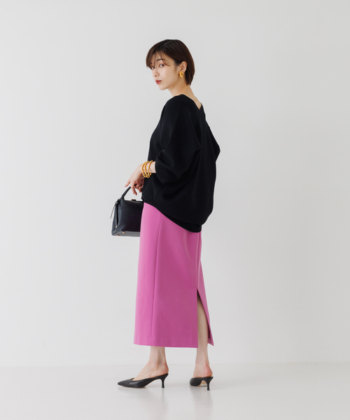 「Rouge vif」 タイトスカート 34 ピンク レディース_画像8