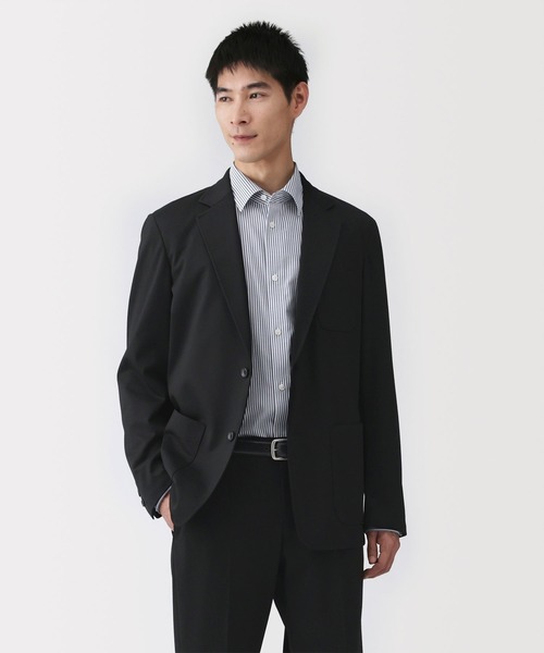 無印良品（MUJI） コート ジャケット 紳士 ストレッチジャージー