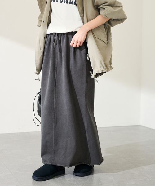 FRAMeWORK（フレームワーク） スカート 「追加」ウェットオゾン加工