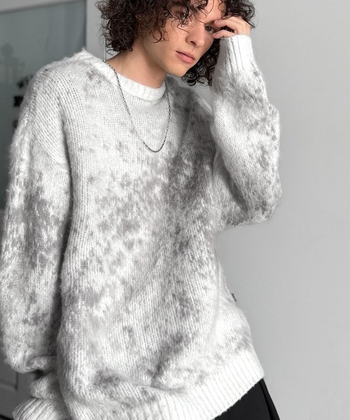 「Classical Origin」 長袖ニット SMALL パープル メンズ_画像3