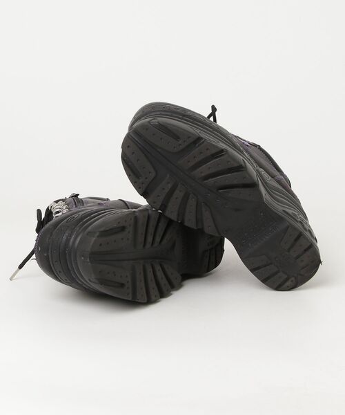 「YOSUKE」 ローカットスニーカー 22.5 ブラック×パープル レディース_画像3