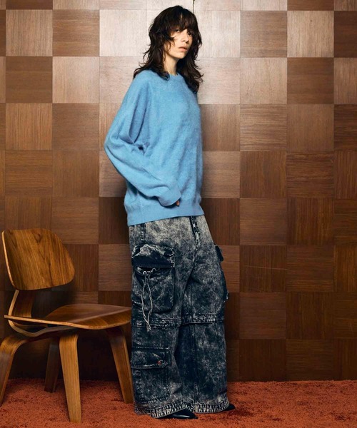 「MAISON SPECIAL」 長袖ニット 1 チャコールグレー メンズの画像