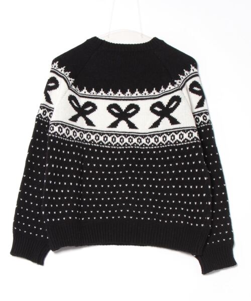 「GEMEDA」 長袖ニット M レッド レディース_画像2