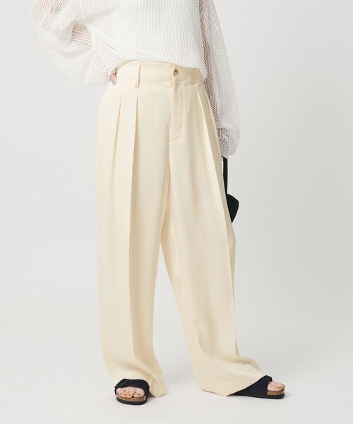 BEAUTY＆YOUTH UNITED ARROWS パンツ ポリエステル ドレープ 2タック