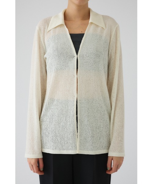 RIM.ARK ブラウス シャツ Sheer lace hook tops シアー レース ホック