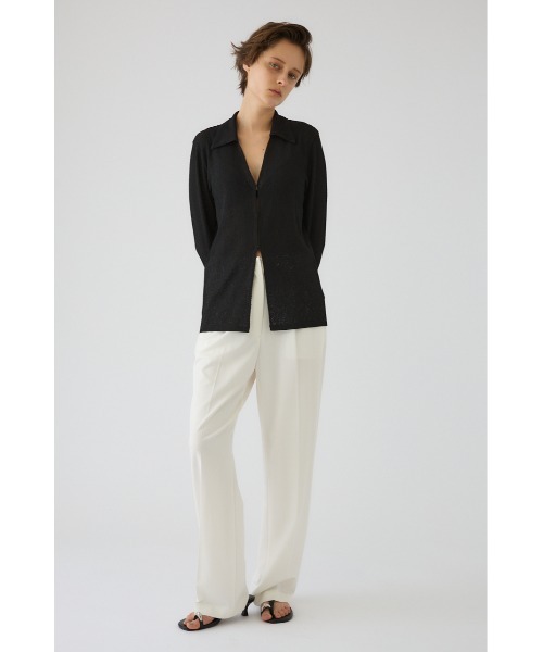 シャツ/ブラウス(長袖/七分) RIM.ARK  Sheer sleeve pintuck SH RIM.ARK ブラウス シャツ Sheer lace hook tops シアー レース ホック