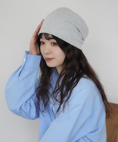 polcadot（ポルカドット） ニット帽 ニットキャップ 接触冷感 メッシュ
