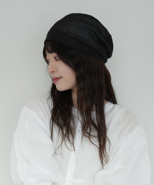 polcadot（ポルカドット） ニット帽 ニットキャップ 接触冷感 メッシュ