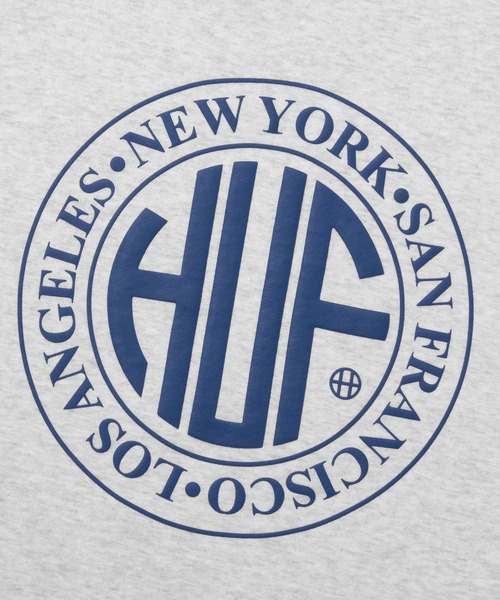 「HUF」 スウェットカットソー LARGE ブルー系その他 メンズの画像