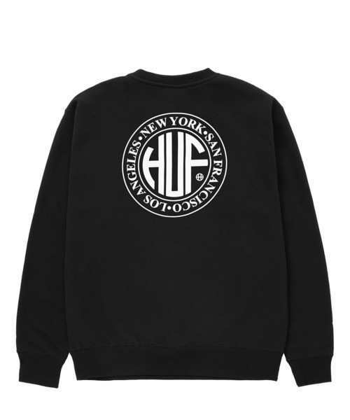 「HUF」 スウェットカットソー LARGE ブルー系その他 メンズの画像