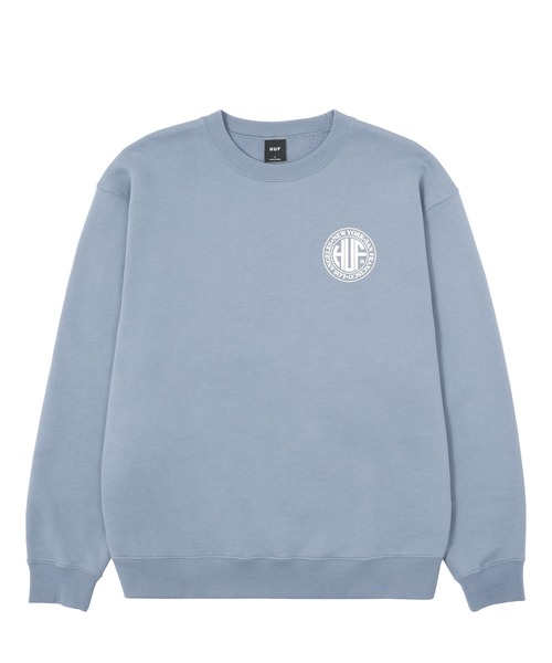 「HUF」 スウェットカットソー LARGE ブルー系その他 メンズの画像