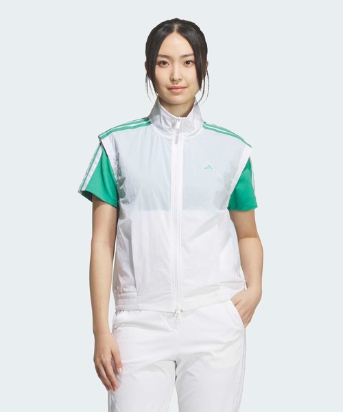 adidas（アディダス） ベスト ジレ スリーストライプス ウーブンベスト