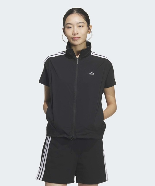 adidas（アディダス） ベスト ジレ スリーストライプス ウーブンベスト