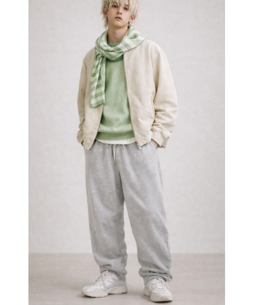 「Sakka」 「BLANC FICELLE」スウェットパンツ X-LARGE グレー メンズ_画像7