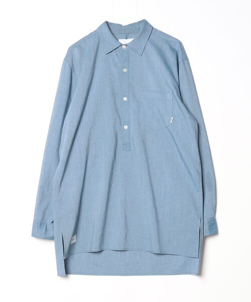 WTAPS（ダブルタップス） 長袖シャツ 3 ブルー メンズ : ZOZOTOWN