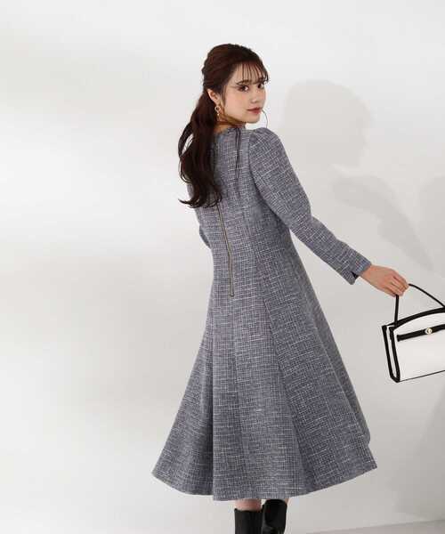 「PROPORTION BODY DRESSING」 長袖ワンピース SMALL オフホワイト レディースの画像