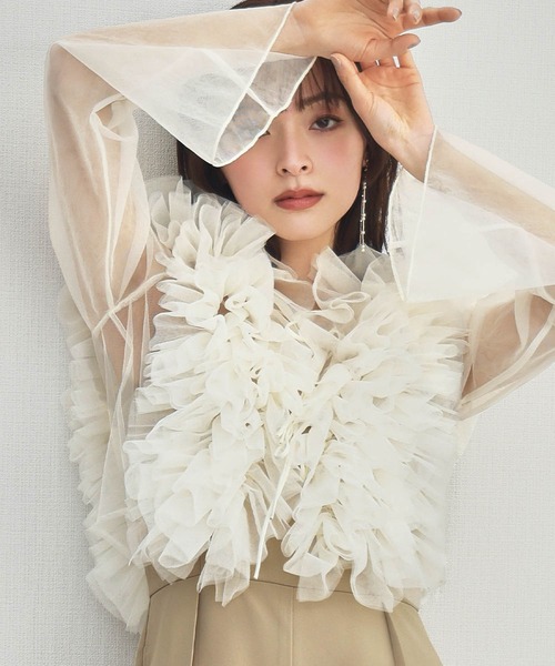 GIRL DRESS FOR NOW パーティードレス パンツドレス 3WAYチュール