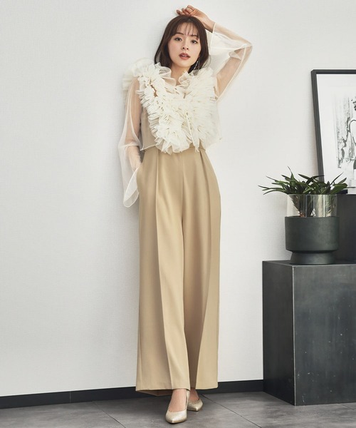 GIRL DRESS FOR NOW パーティードレス パンツドレス 3WAYチュール